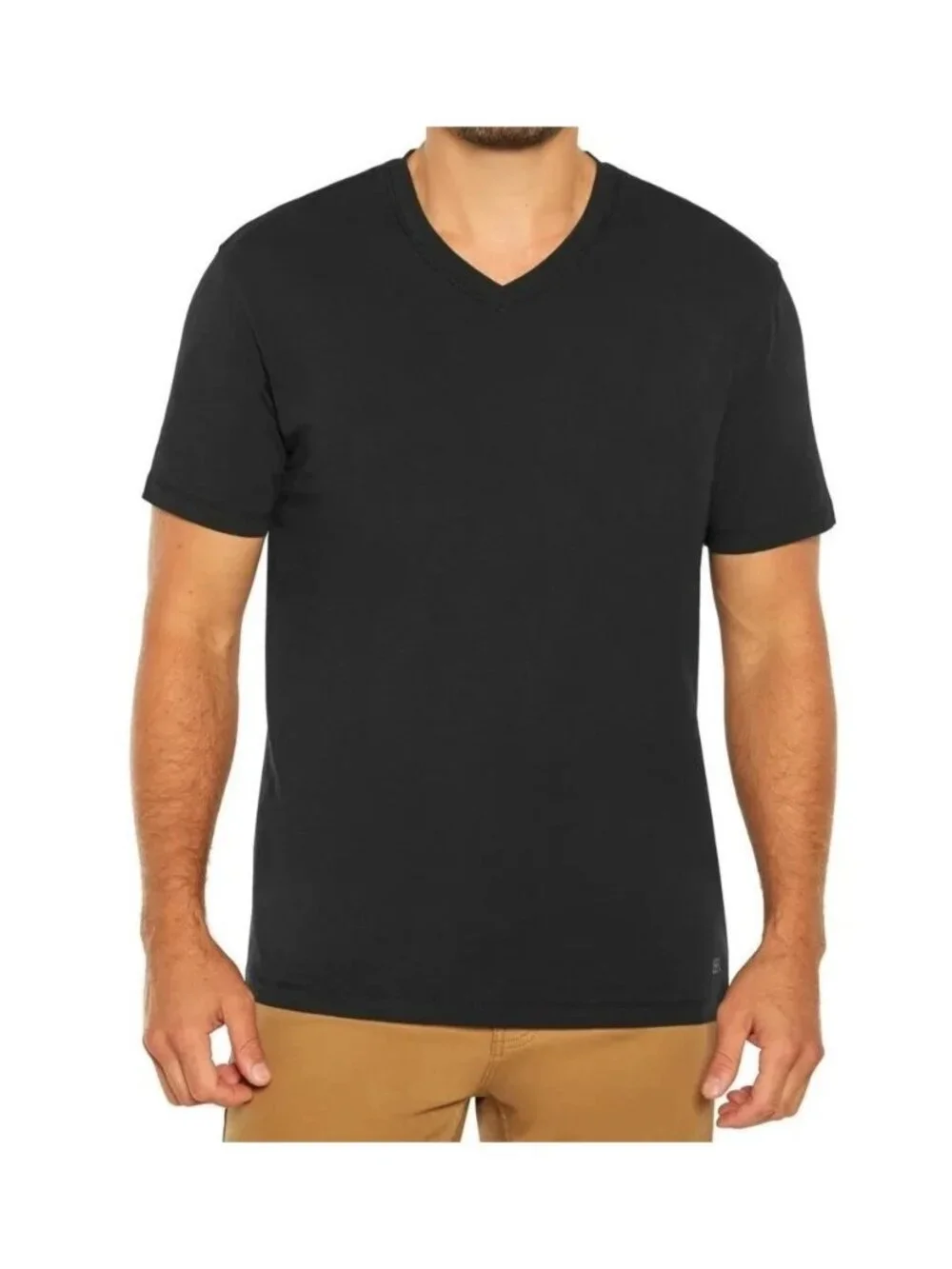 NWT Banana Republic Men's XL Black Essential V-Neck T-Shirt 3-Pack Cotton